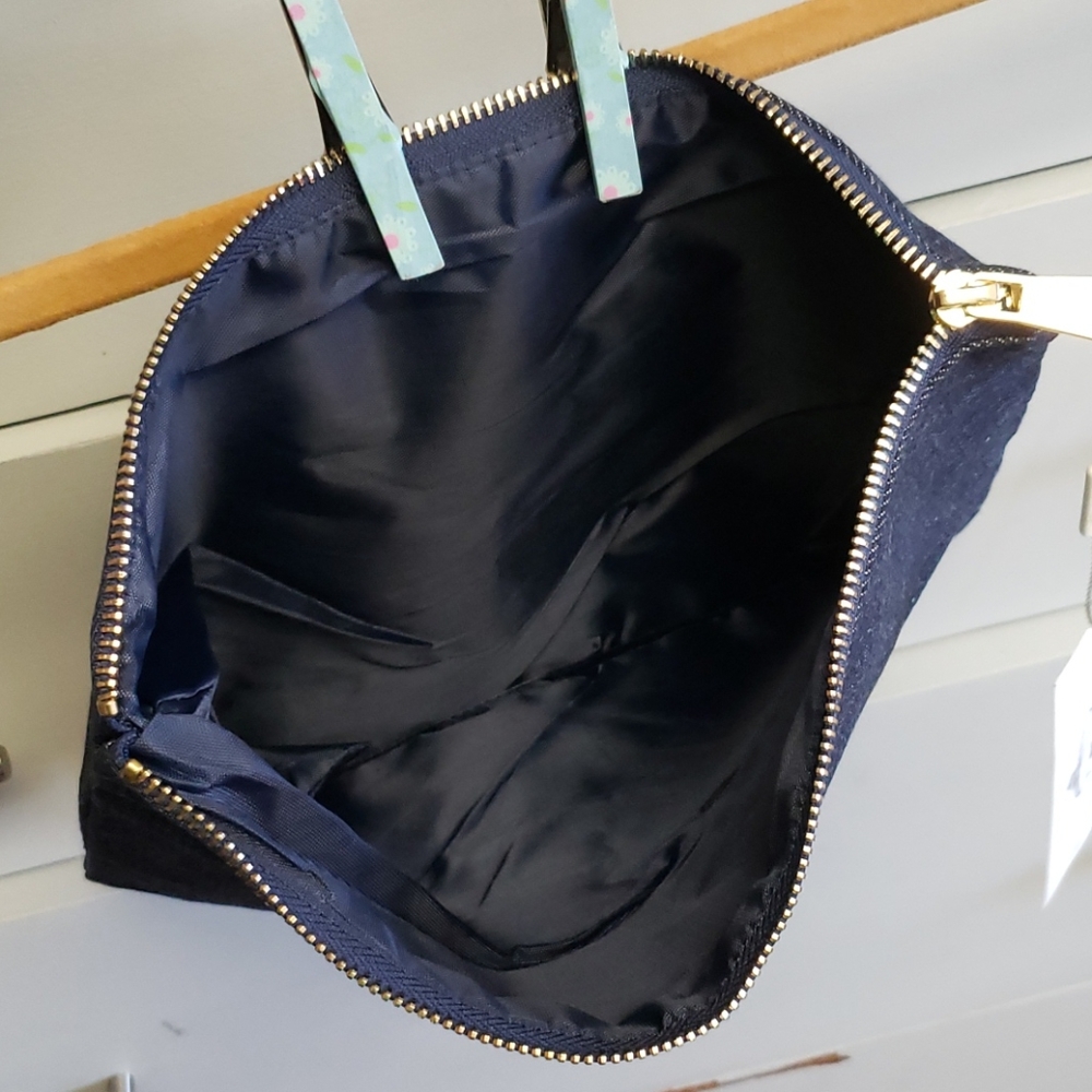 NWT Workshop 28 Denim Pouch - Picture 6 of 8